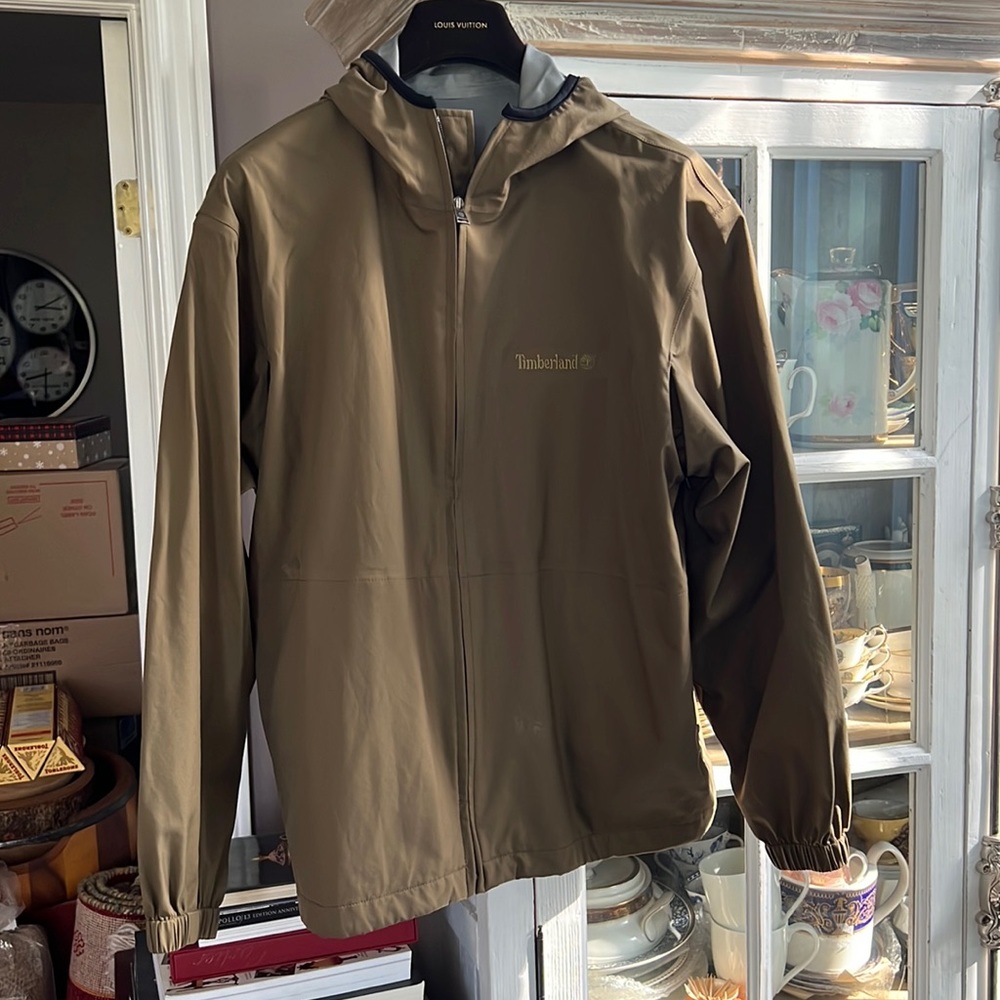 TIMBERLAND Watergear Waterproof Olive Green Jacket, M